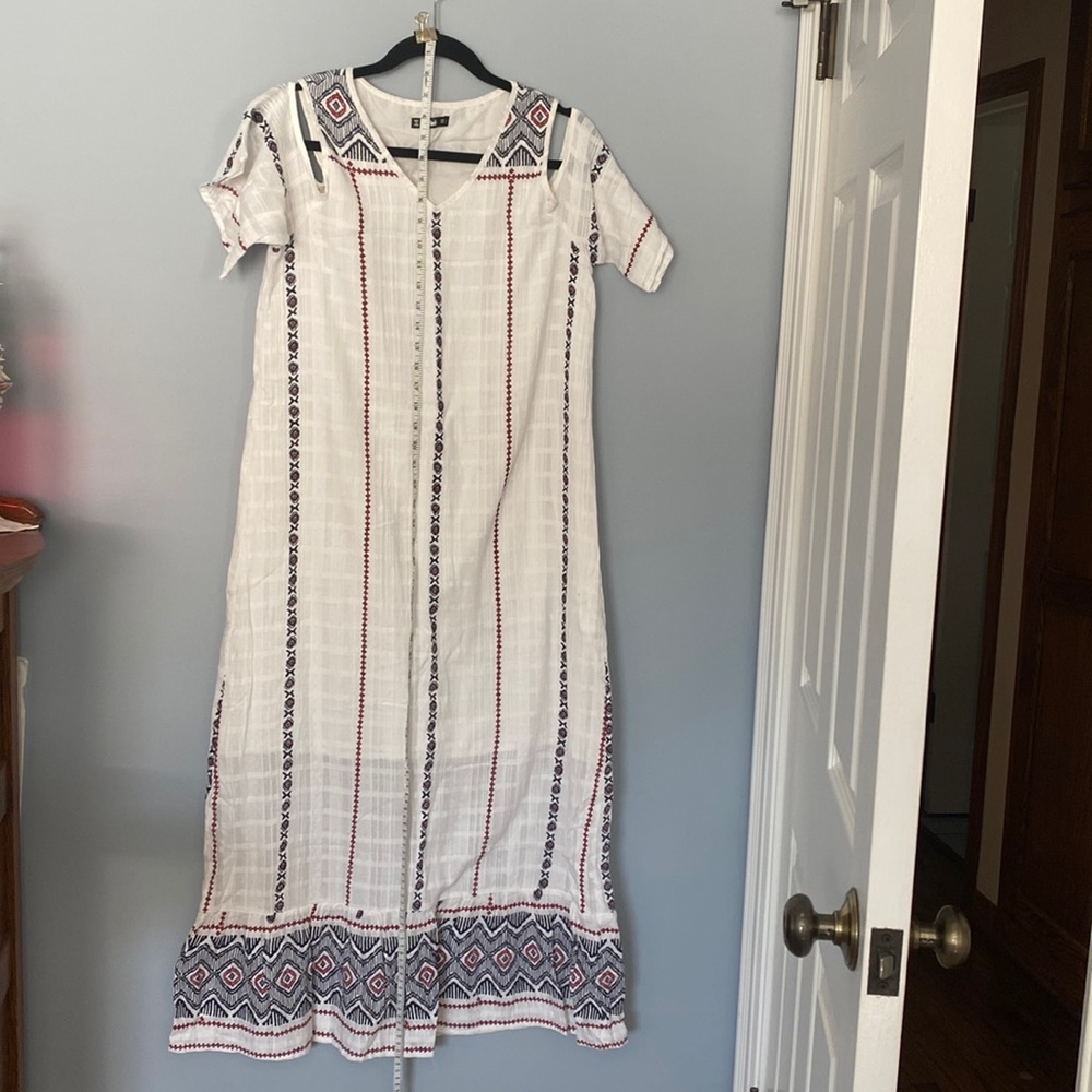 Maxi Summer Dress Cotton / Linen blend